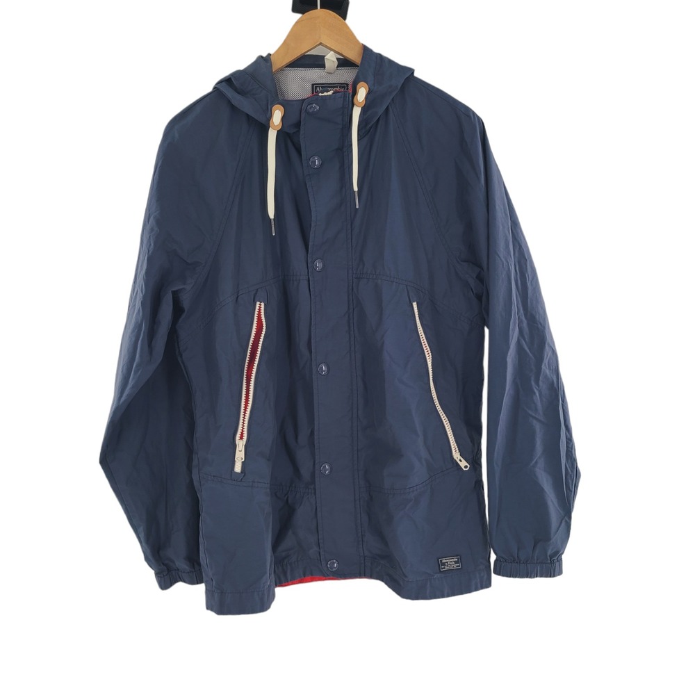 Abercrombie And‎ Fitch Performance Jacket Size Small Navy Blue